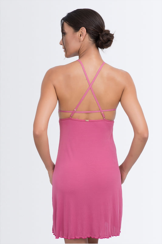 03404 - Camisola com Costas de Tiras - Nuance