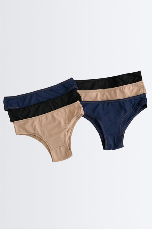 01506 - Kit 6 Calcinhas de Microfibra