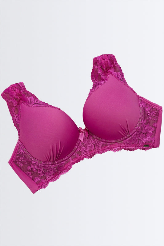 03491 - Soutien Plus Size com Renda - Nuance