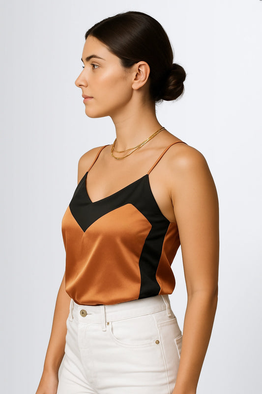 03503 - Blusinha de Cetim com Regulagem