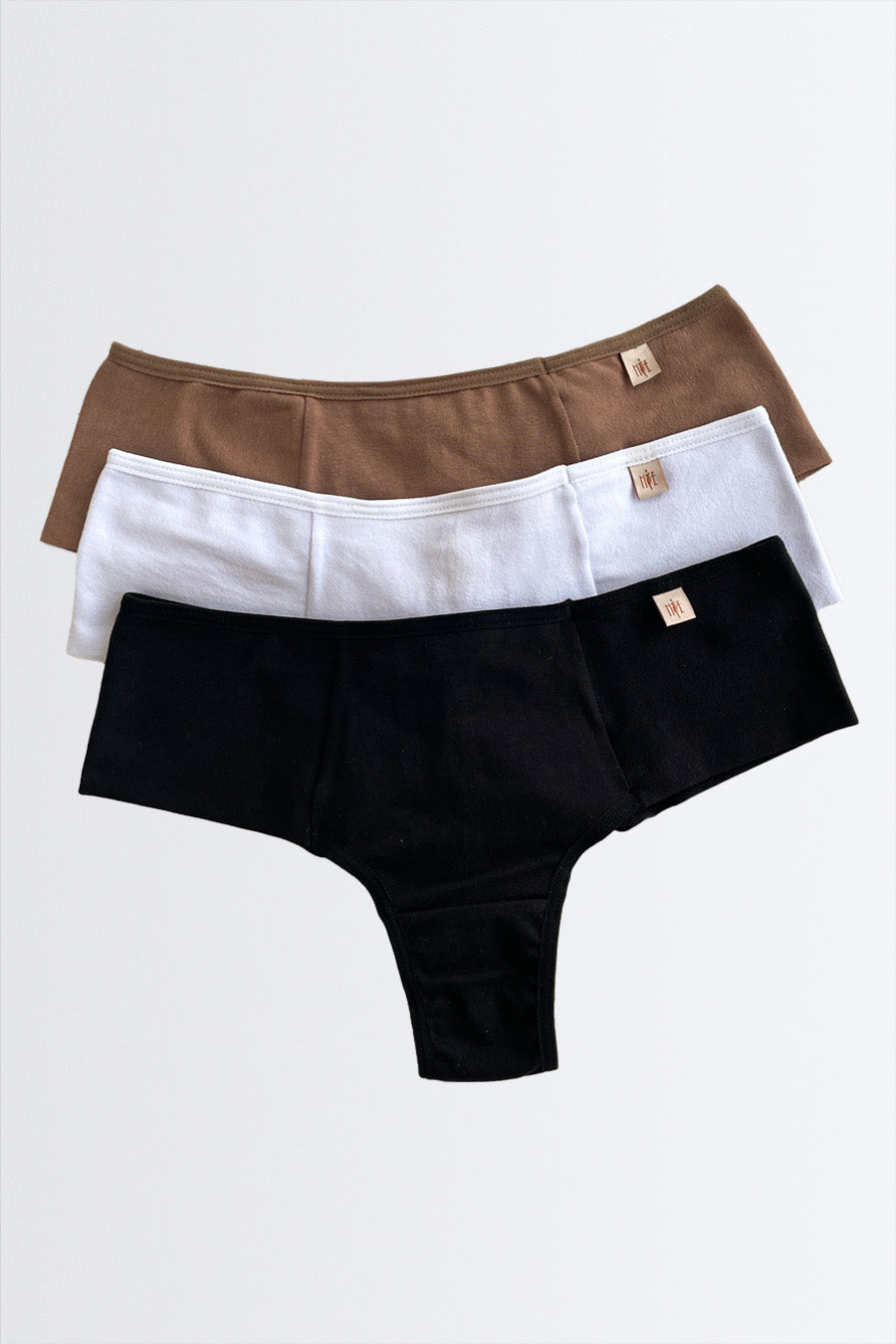 03683 - Kit 3 Calcinhas Fio de Cotton com Laterais Duplas