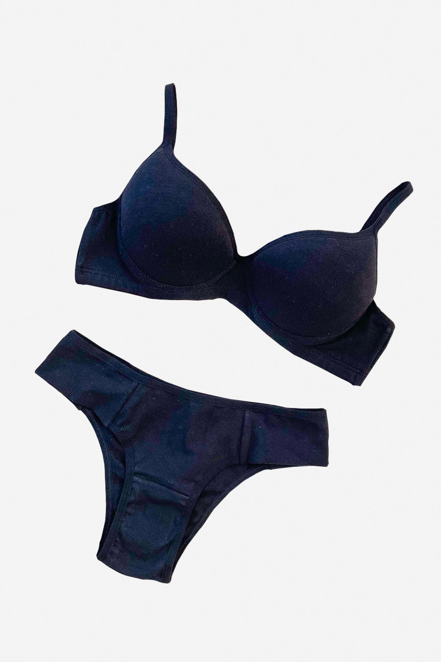 03786 - Soutien de Cotton e Calcinha Biquini