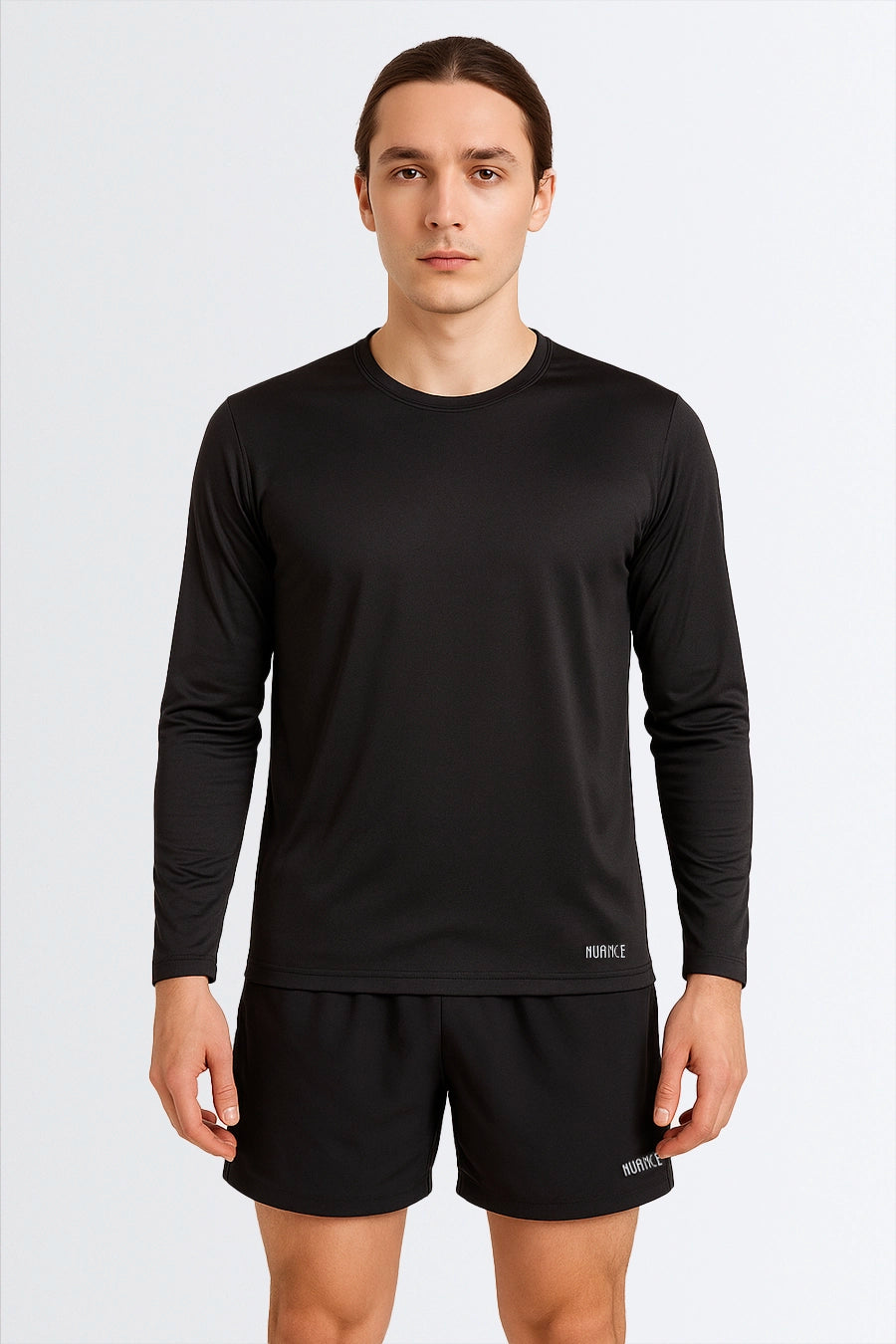 04058 - Camiseta Masculina de Dry Fit de Manga Longa