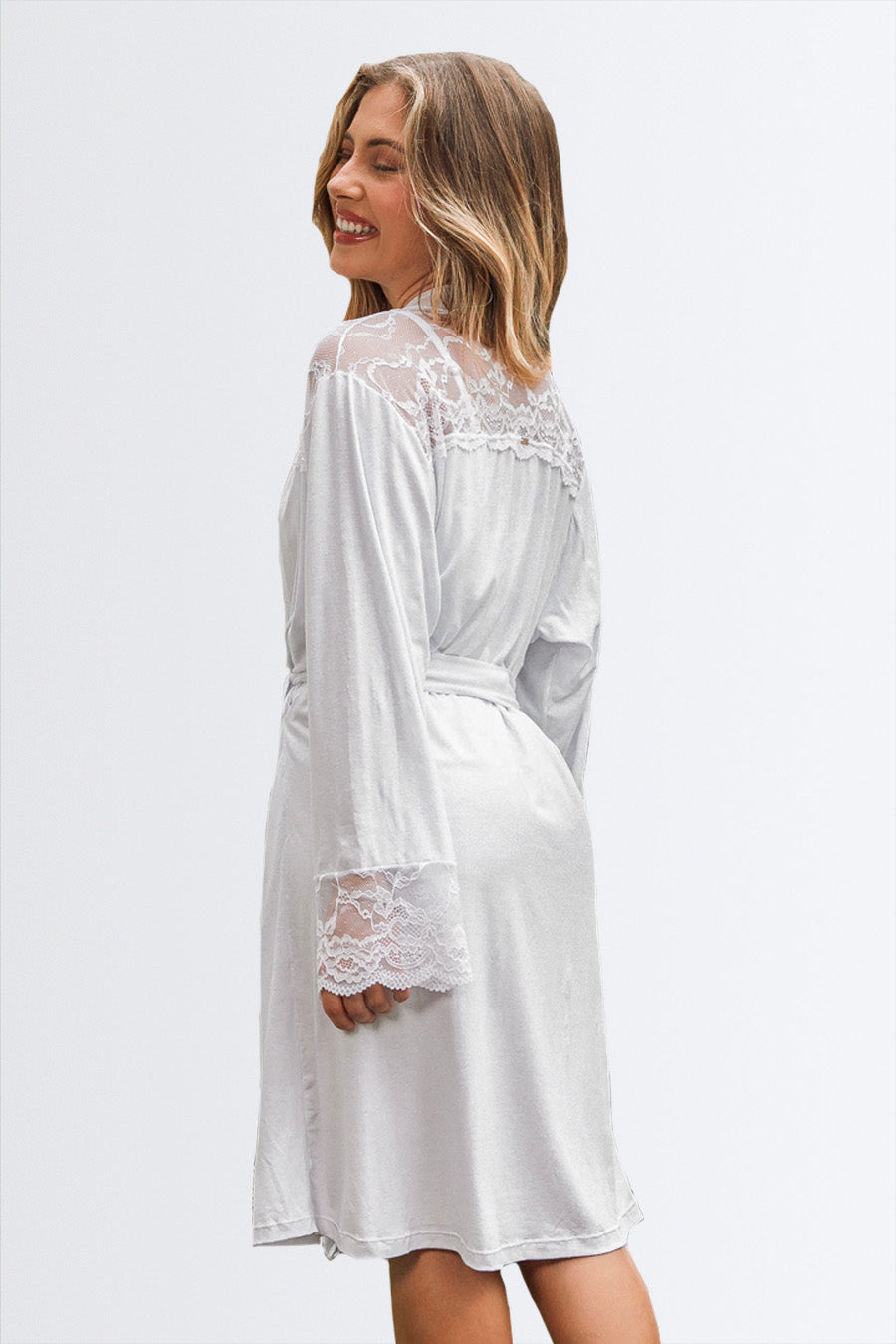 04258 - Robe de Viscolycra com Recortes de Renda