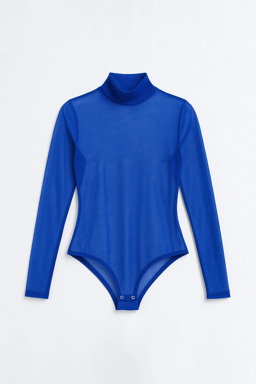 04210 - Body de Tule com Gola Alta