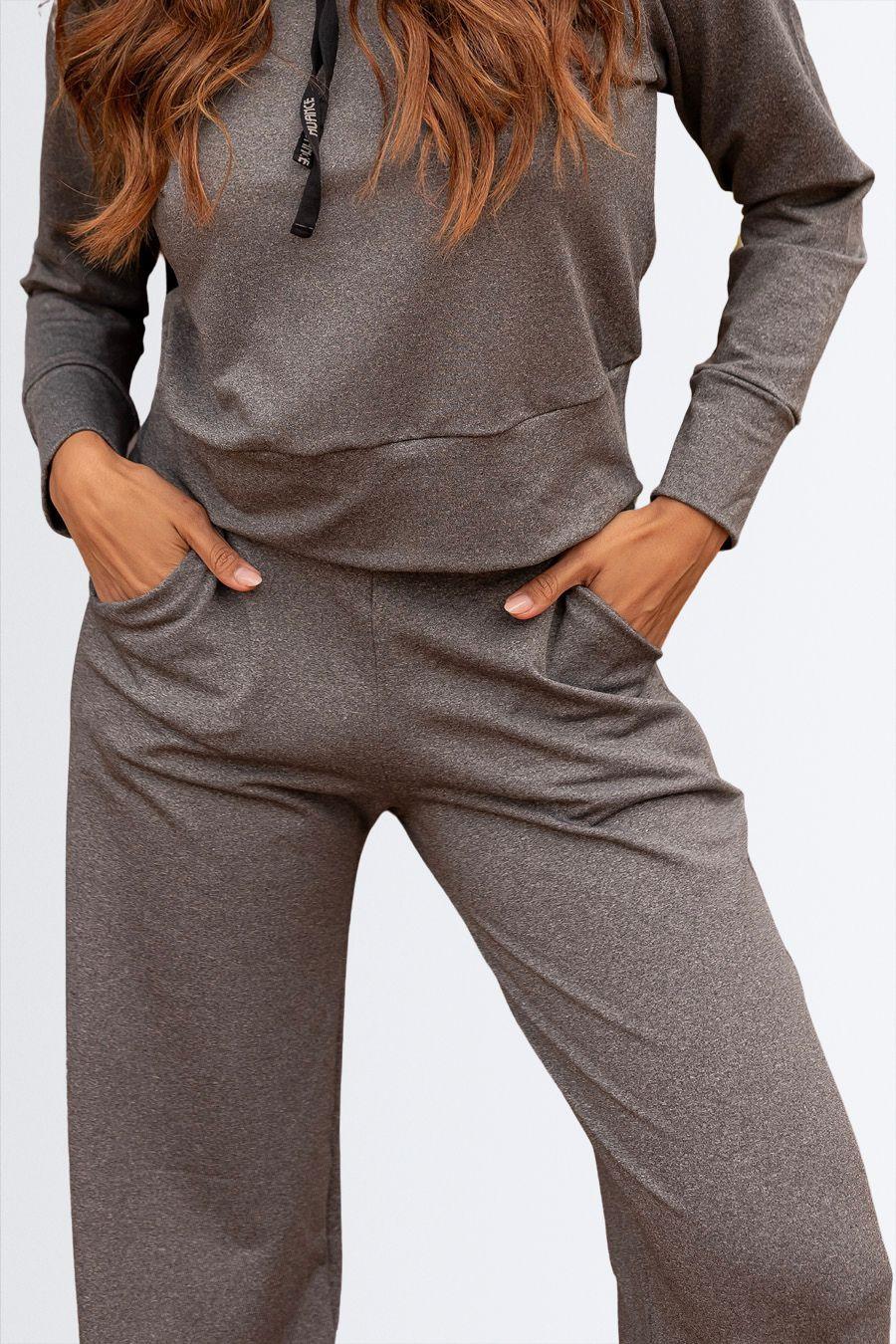 Calça de Moletinho com Bolso - Nuance