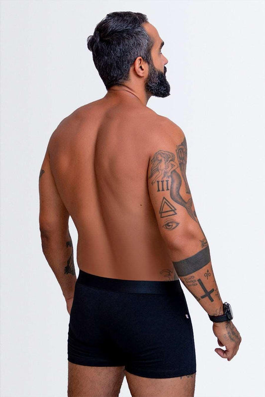Cueca Boxer de Cotton - Nuance