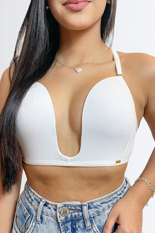 Sutiã Decote Profundo - Suporte e Sensualidade - Nuance