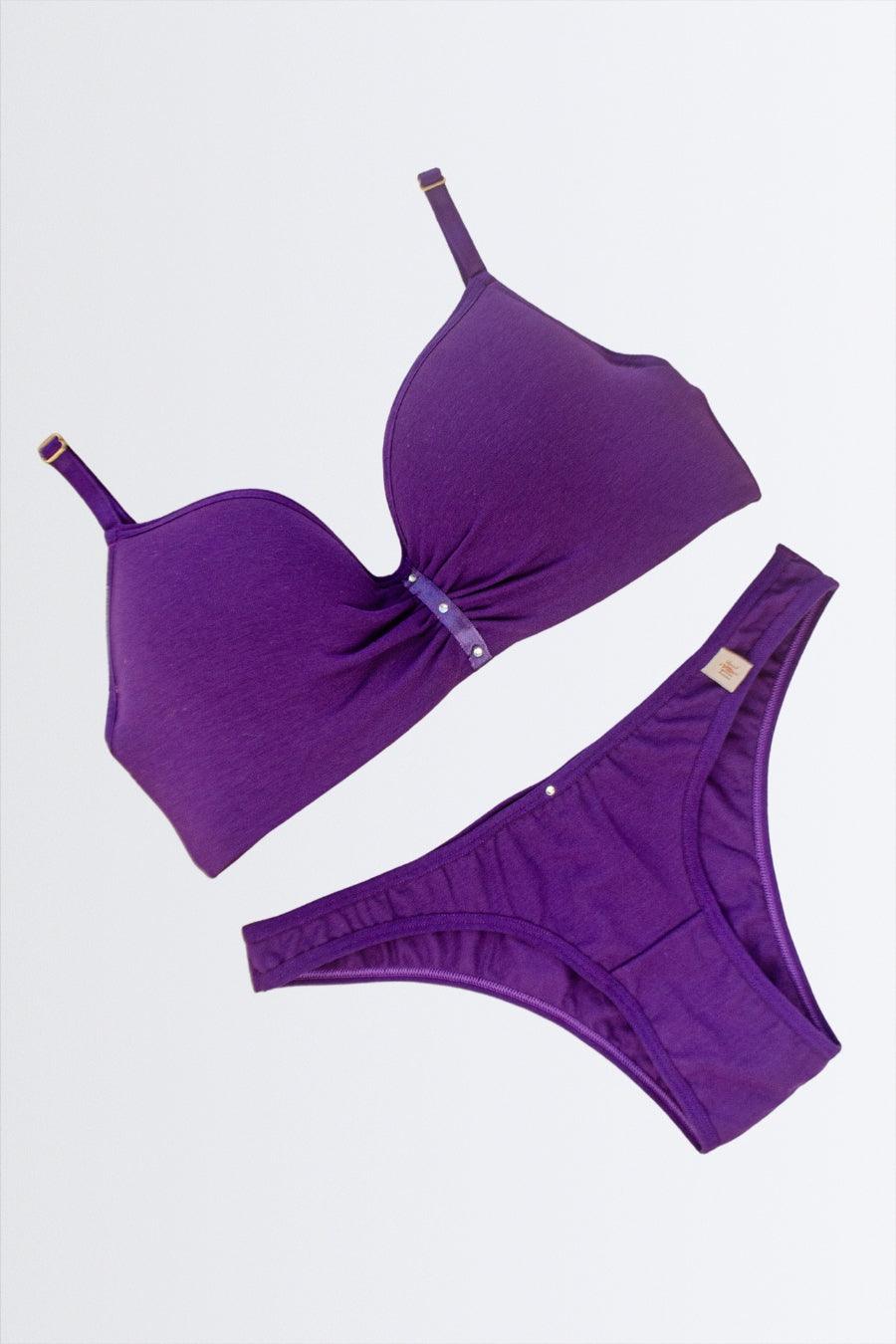 Soutien Estruturado com Base Dupla e Calcinha Biquíni - Nuance