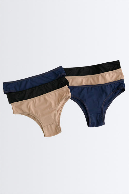 01506 - Kit 6 Calcinhas de Microfibra