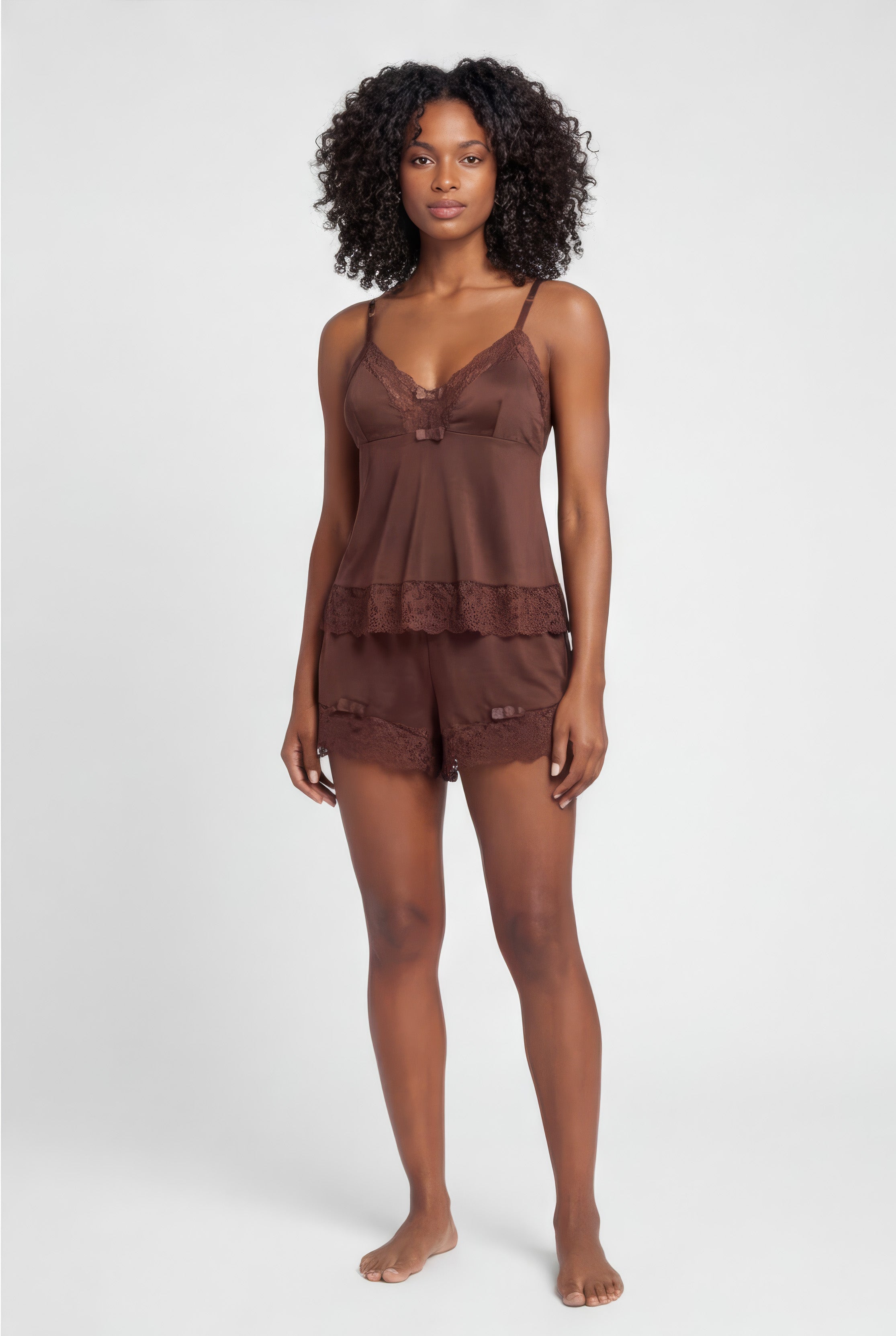 01956 – Short Doll Sem Bojo em Renda