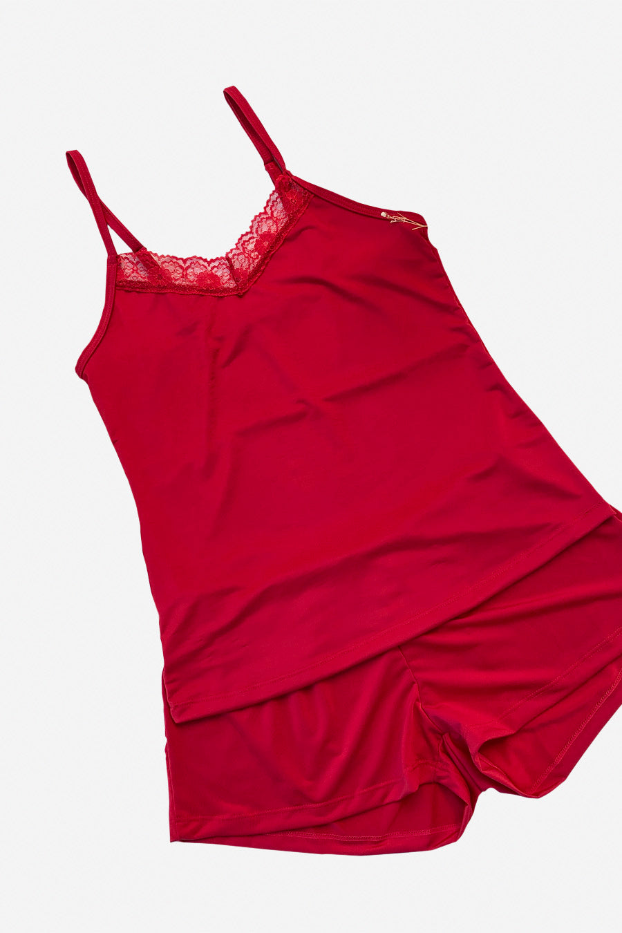 02986 – Short Doll com Renda em Tecido Leve – Linha Noite