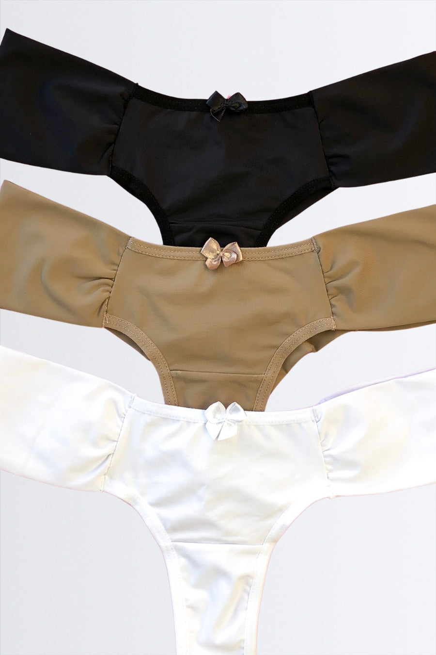 03152 - Kit 3 - Calcinhas Fio Dupla com Lateral Larga