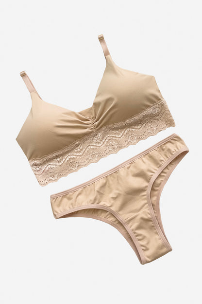 03437 - Sutiã com Bojo Removível e Calcinha Biquíni