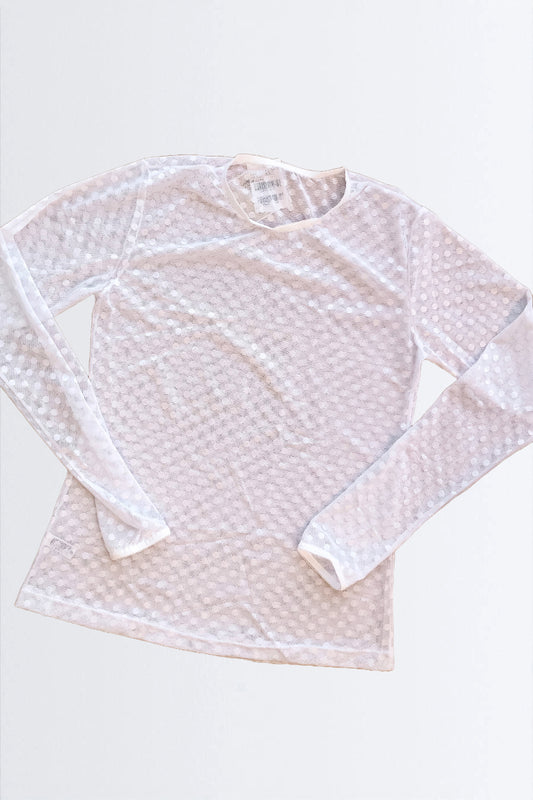 03440 - Blusa de Tule - Leveza e Sofisticação