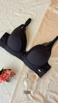 03444 - Soutien Plus Size com Base e Recorte de Renda no Bojo