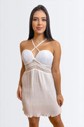 03478 - Camisola com bojo e calcinha string - Nuance