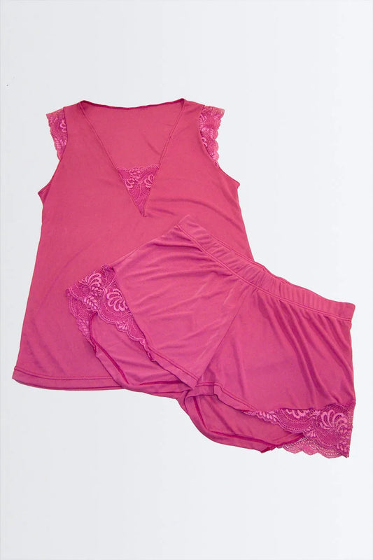 03504 - Short Doll com renda - Nuance