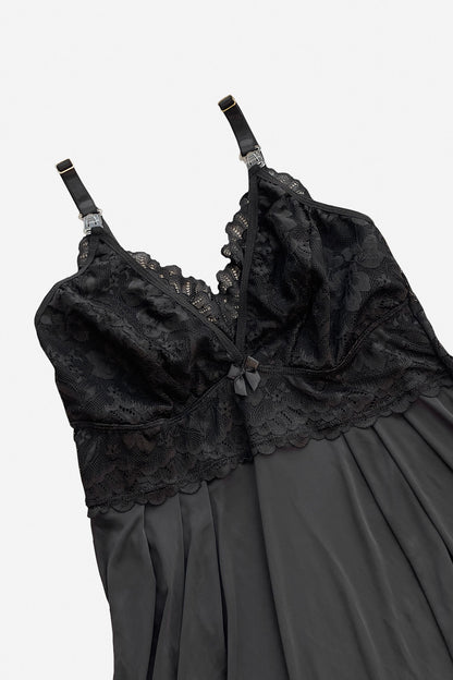 03663 - Camisola de Amamentação com Renda no Busto