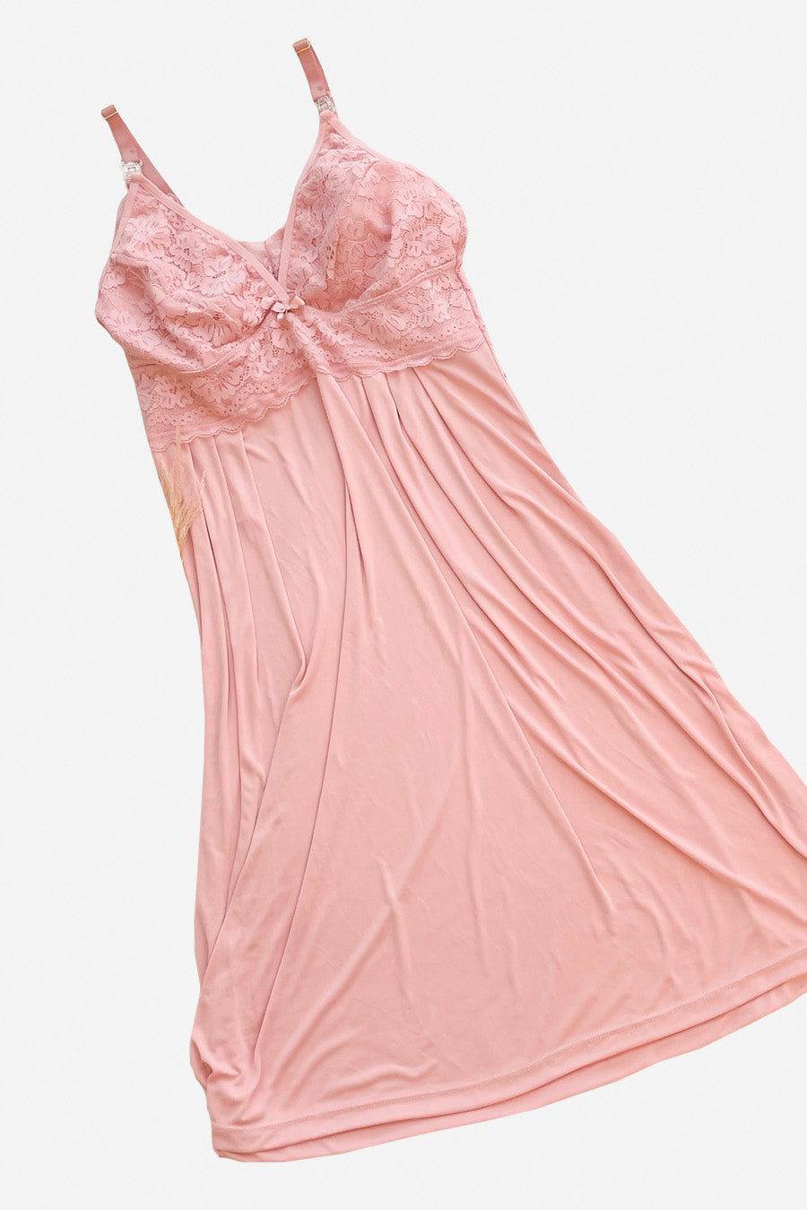 03663 - Camisola de Amamentação com Renda no Busto