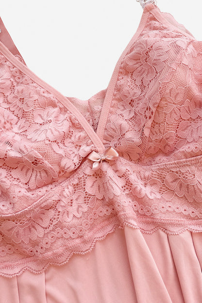 03663 - Camisola de Amamentação com Renda no Busto