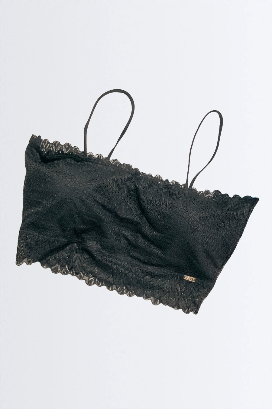 03771 - Top Básico de Renda com Forro de Microfibra