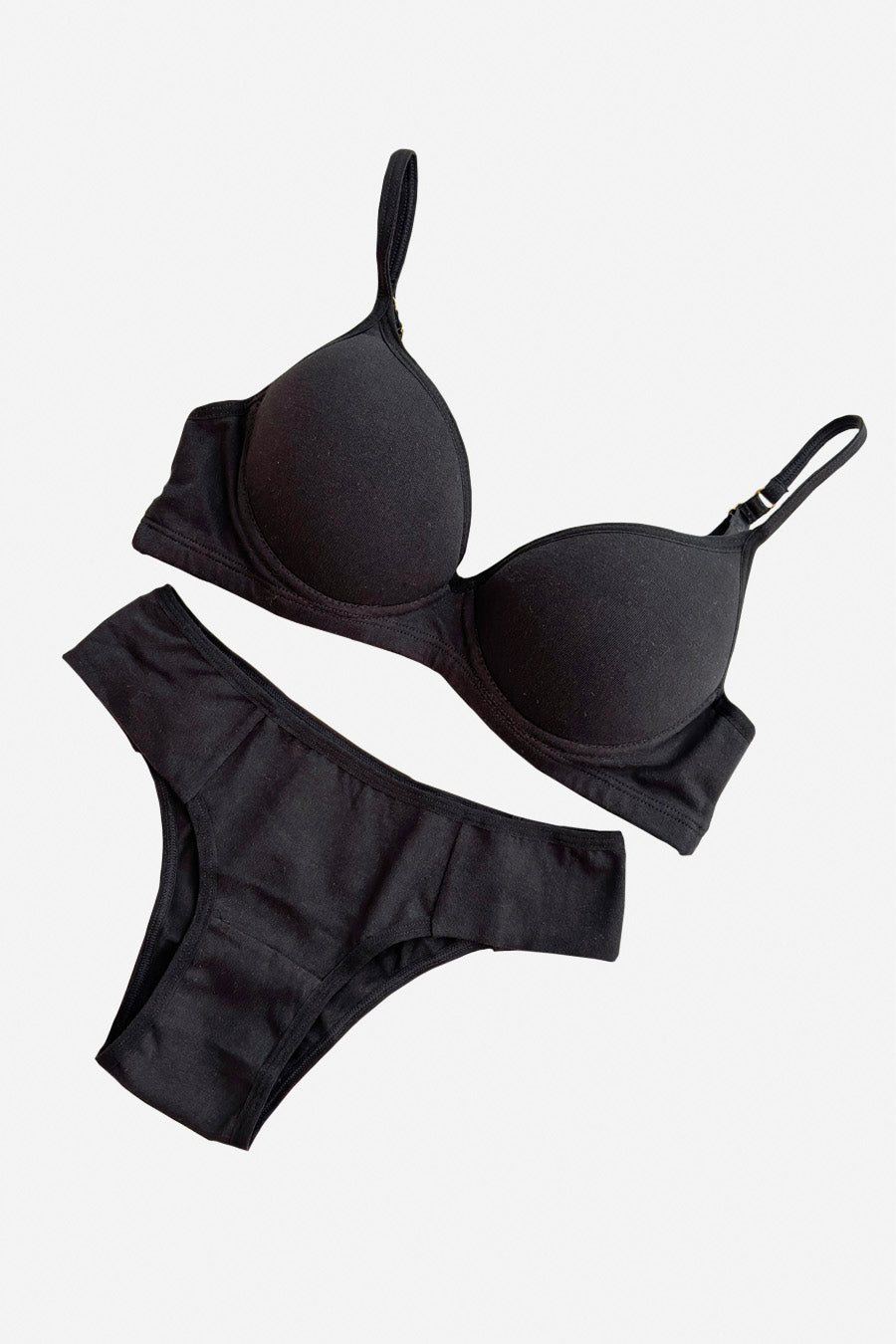 03786 - Soutien de Cotton e Calcinha Biquini