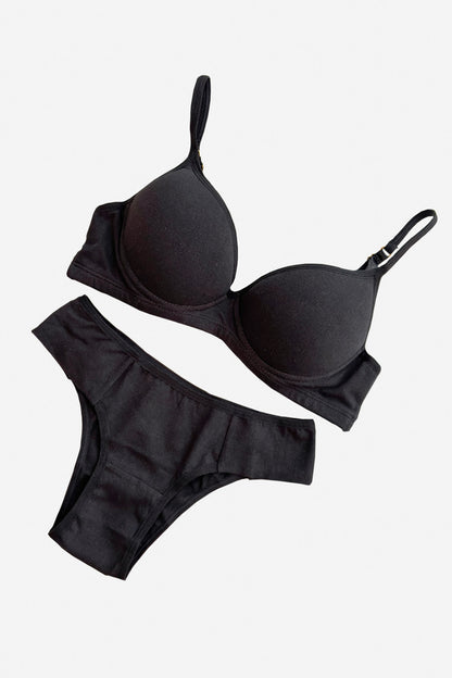 03786 - Soutien de Cotton e Calcinha Biquini