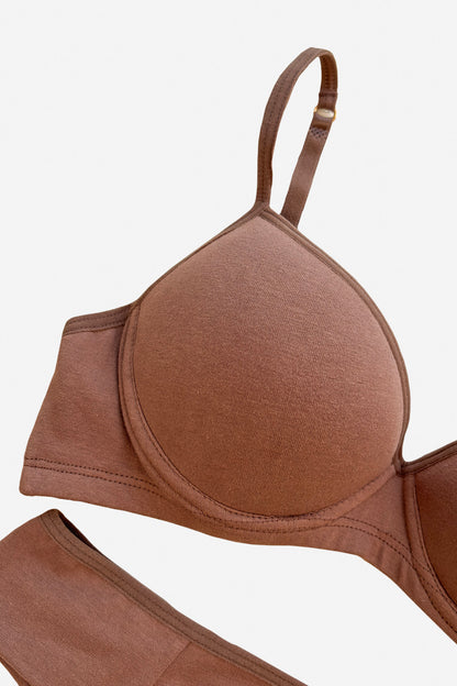 03786 - Soutien de Cotton e Calcinha Biquini