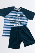 03868 - Pijama Infantil Masculino 1/2 Malha