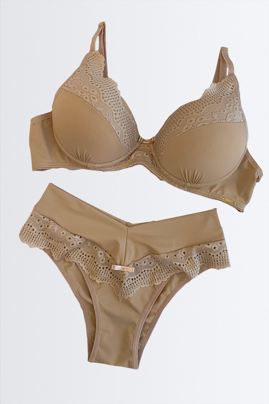 03935 - Conjunto Soutien com Renda e Calcinha Biquíni