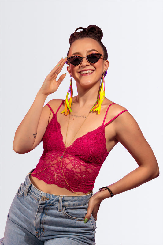 04042 - Cropped de Renda