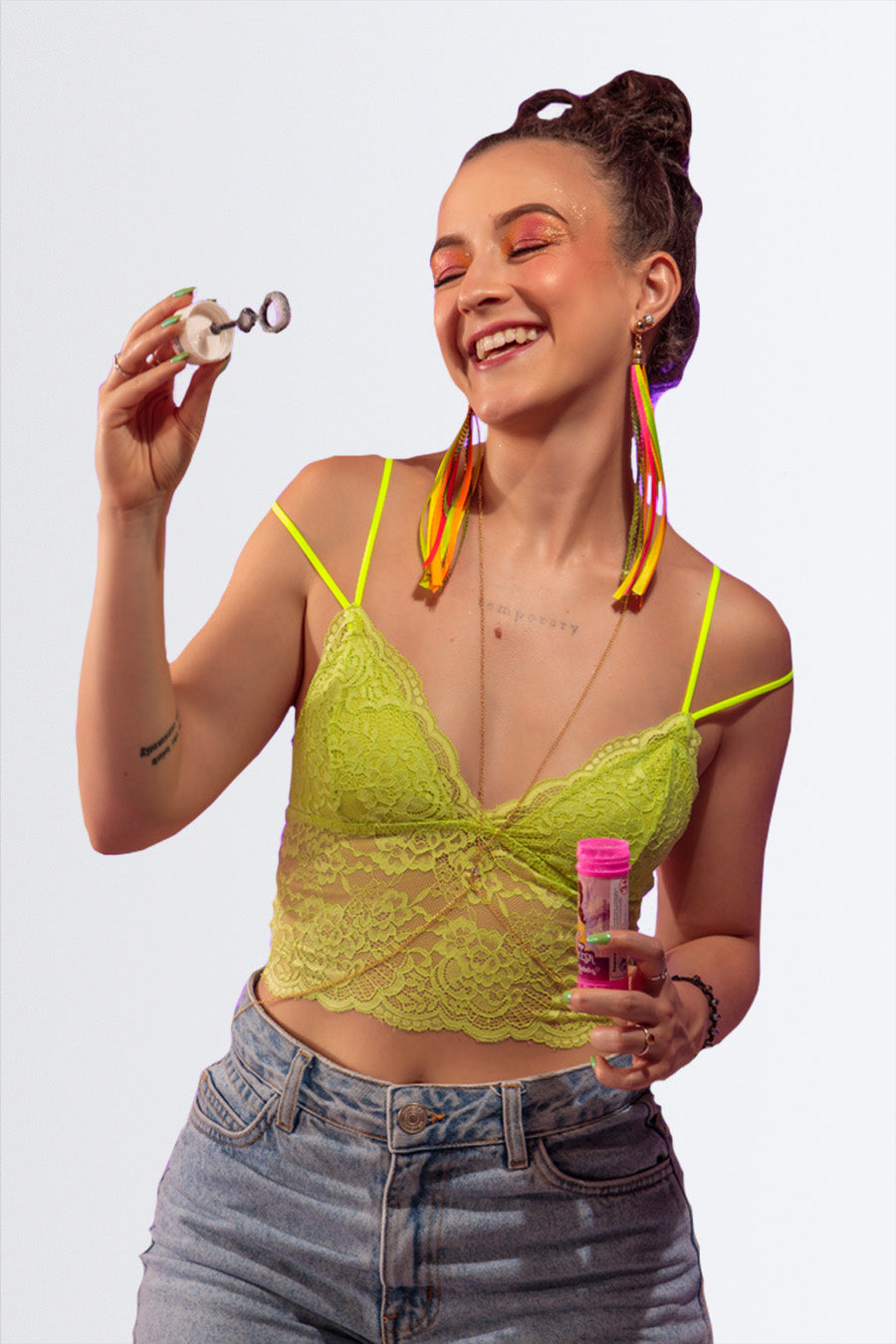 04042 - Cropped de Renda