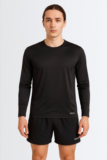 04058 - Camiseta Masculina de Dry Fit de Manga Longa