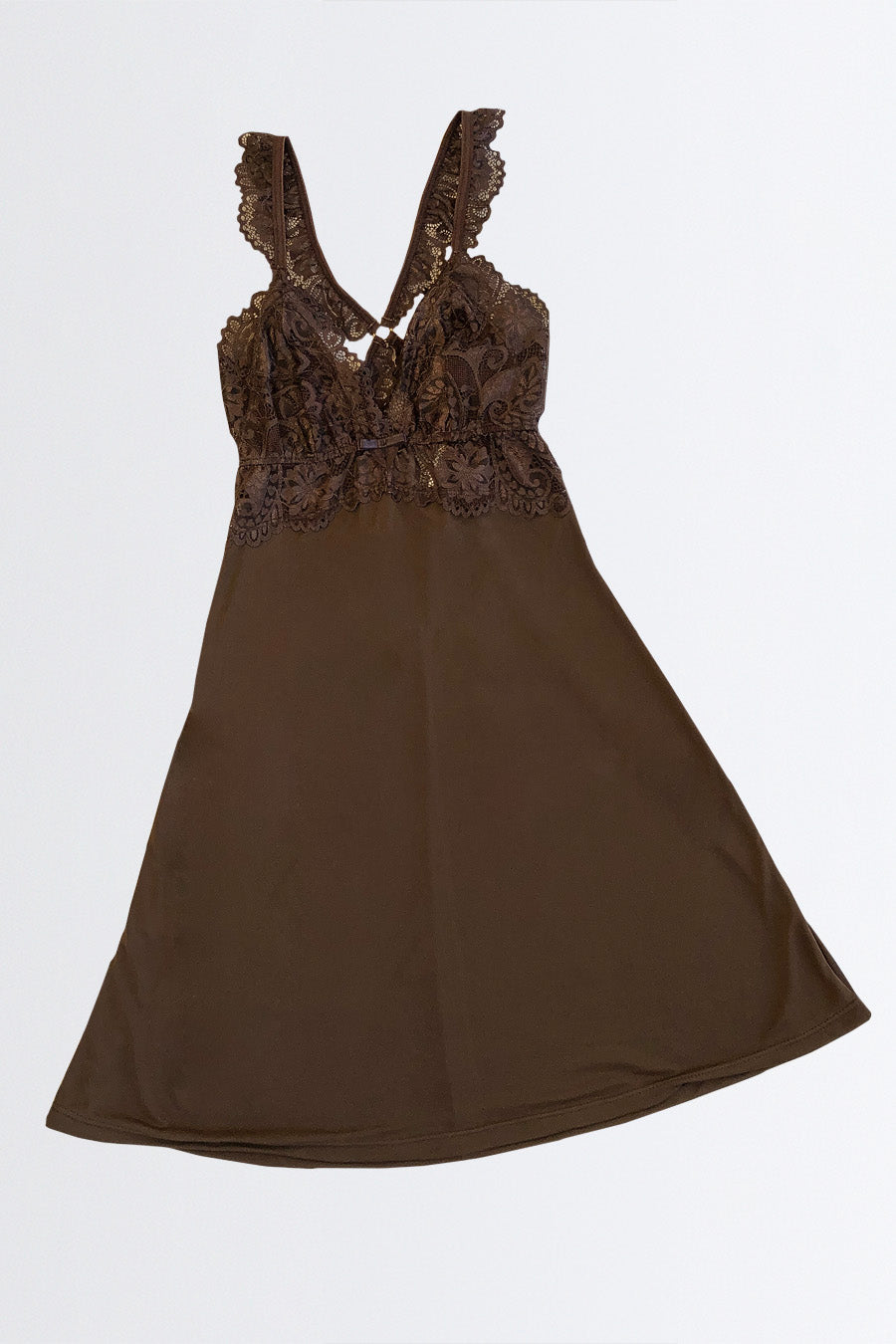 04156 - Camisola de Liganete sem Bojo com Renda e Decote nas Costas