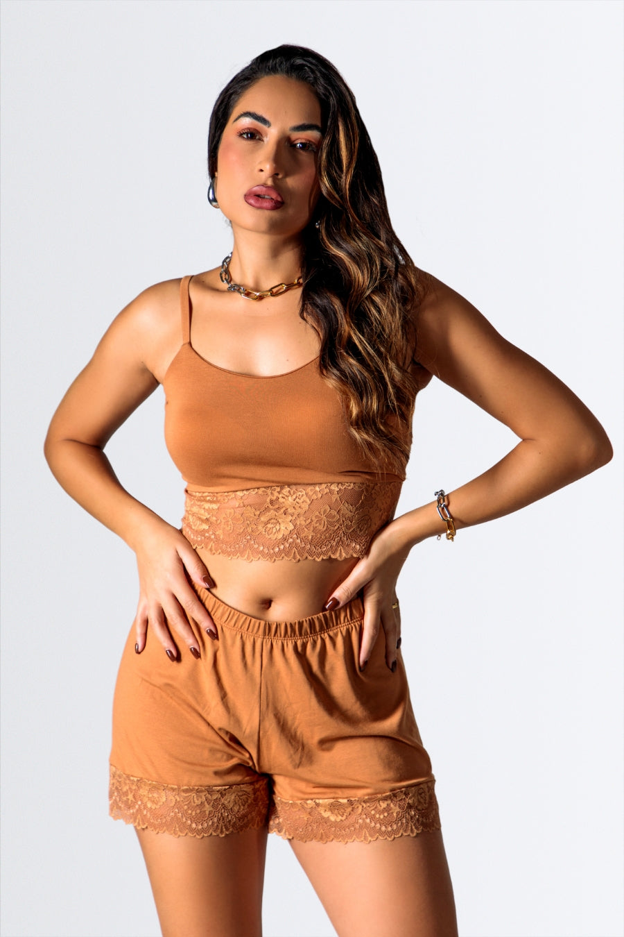 04217 - Trio Short Doll com Calcinha