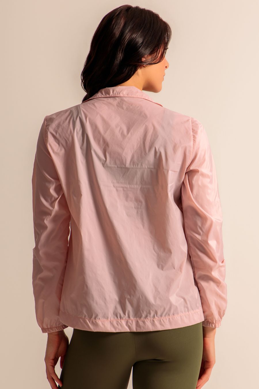 04251 – Corta-Vento Feminino Ultra Light Impermeável com Zíper e Bolso