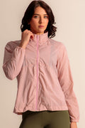 04251 – Corta-Vento Feminino Ultra Light Impermeável com Zíper e Bolso