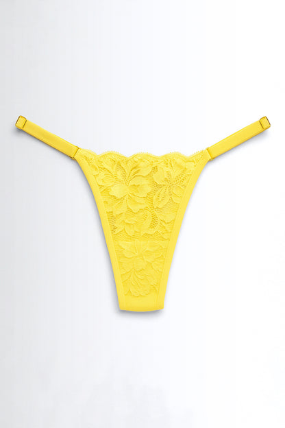 04267 - Calcinha String em Microfibra e Renda