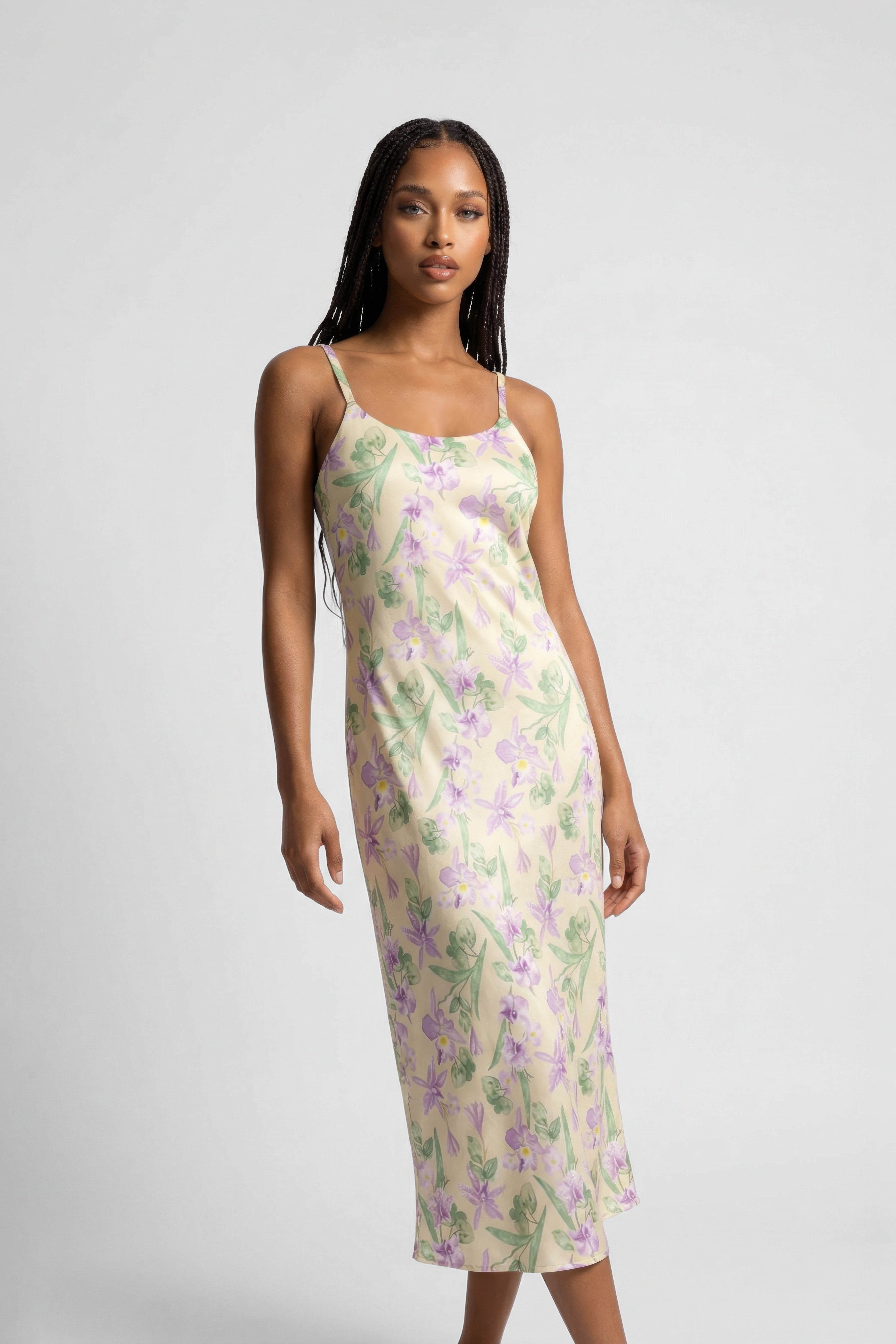 04282 - Camisola Midi com Fenda e Decote V nas Costas