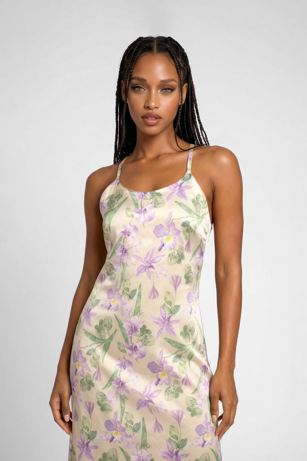 04282 - Camisola Midi com Fenda e Decote V nas Costas