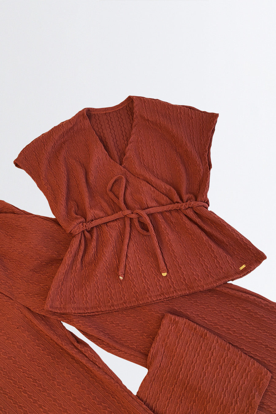 04294 - Conjunto Confy Manga Raglan e Calça em Malha Tricott