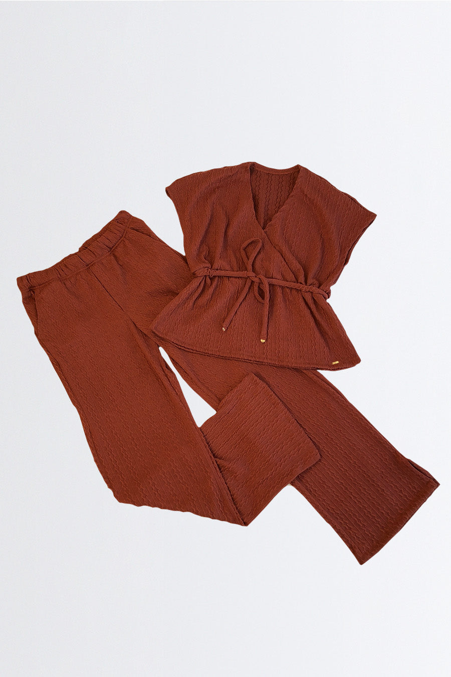 04294 - Conjunto Confy Manga Raglan e Calça em Malha Tricott