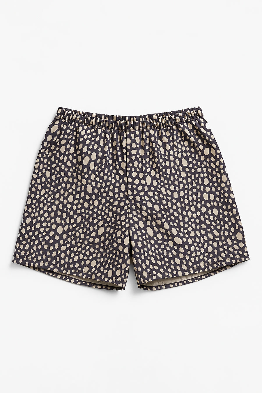 04306 - Samba Canção em Gloss Spam com Abertura Frontal Falsa e Cós de Elástico Rebatido