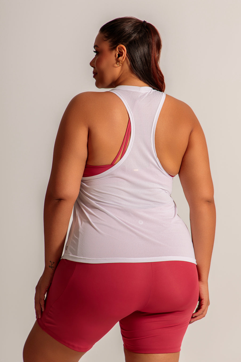 04355 – Regata Fitness Savana em Crepe de Poliamida com Modelagem Nadador
