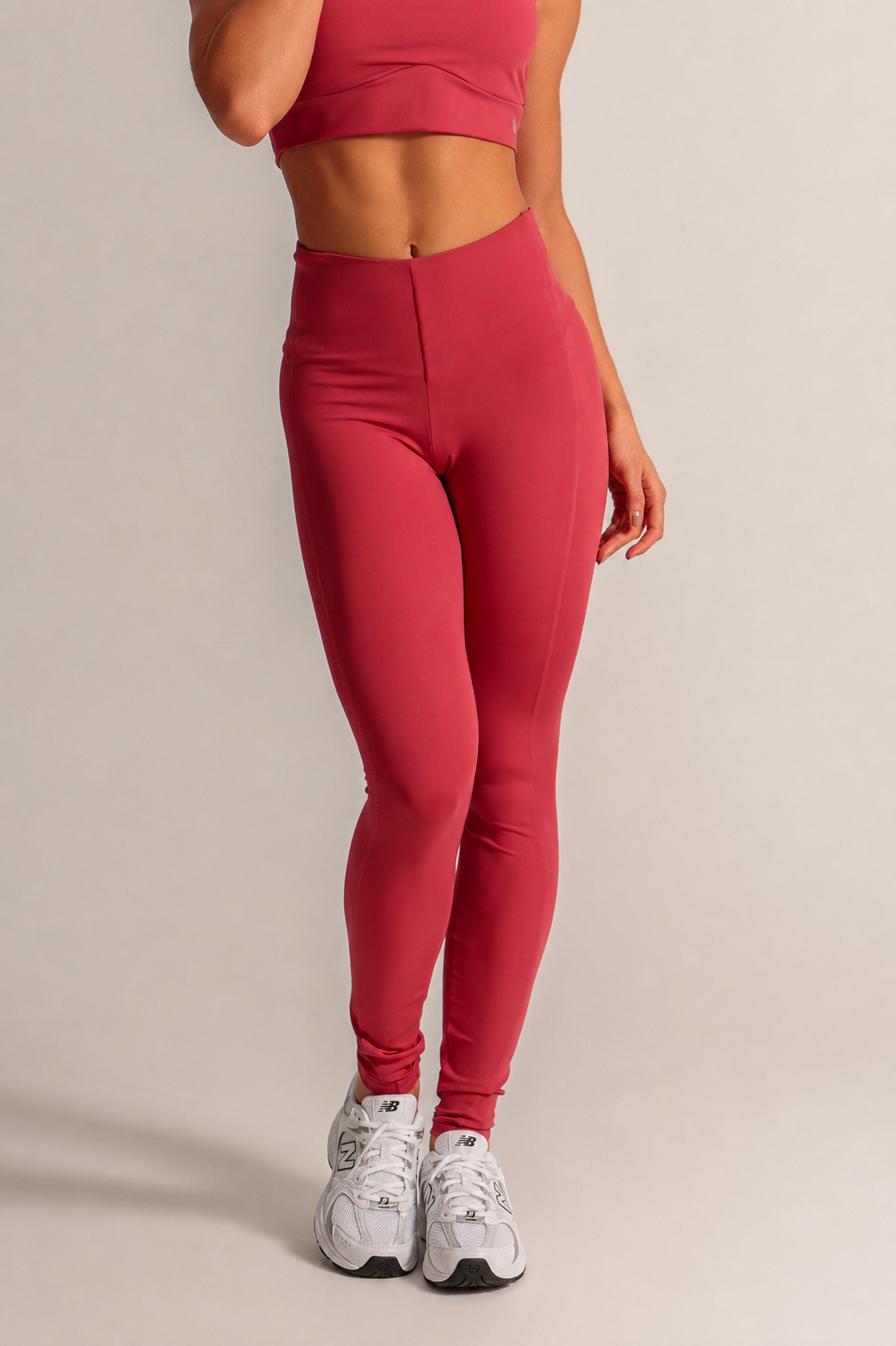 04356 – Calça Legging Lotus em Microfibra de Poliamida com Bolsos no Cós