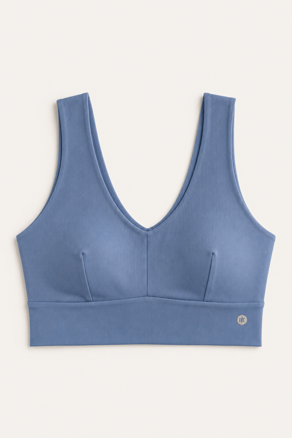 04361 – Top Fitness Laryssa em Malha Cotelê com Brilho Perolado