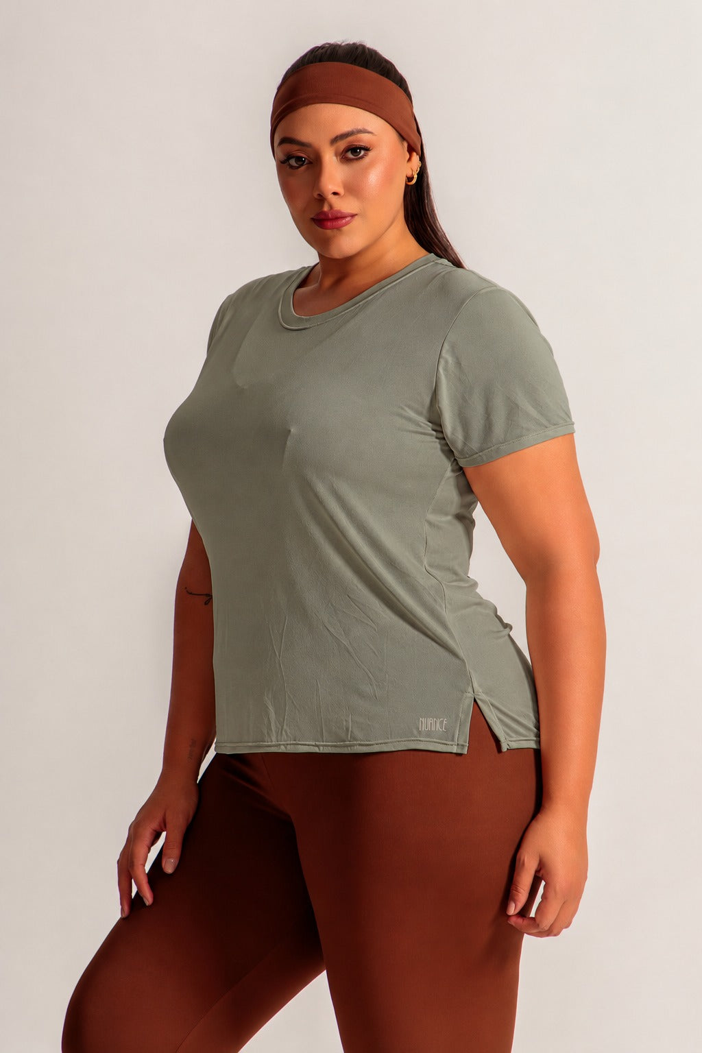 04419 – Camiseta Sense em Crepe de Poliamida com Proteção UV 50+