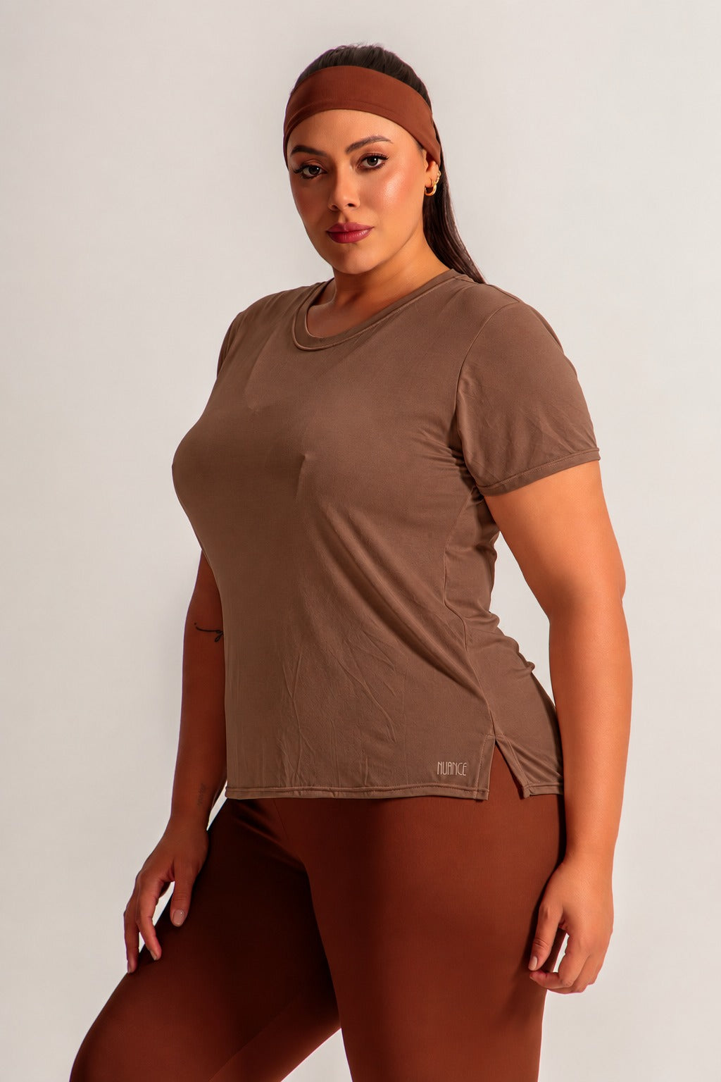 04419 – Camiseta Sense em Crepe de Poliamida com Proteção UV 50+