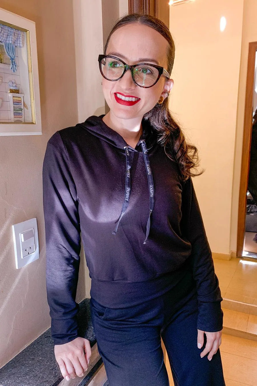 Blusa Cropped de Moletinho - Nuance